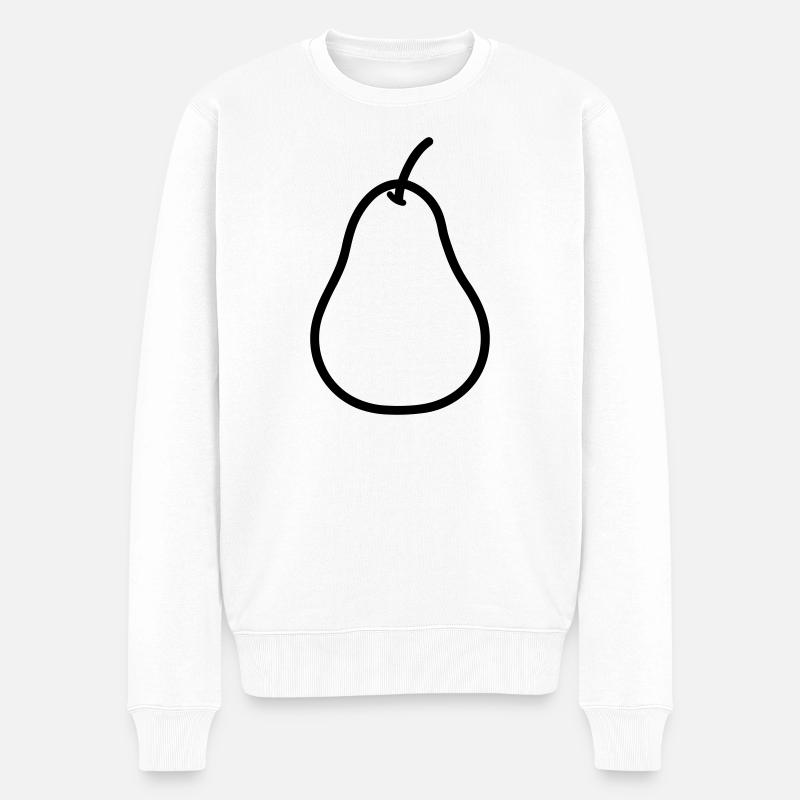 poire - Pull Premium bio Homme - blanc