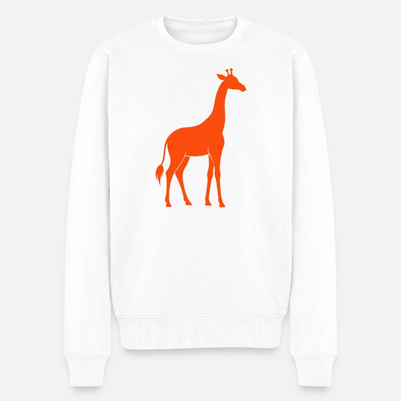 Girafes - Pull Premium bio Homme - blanc