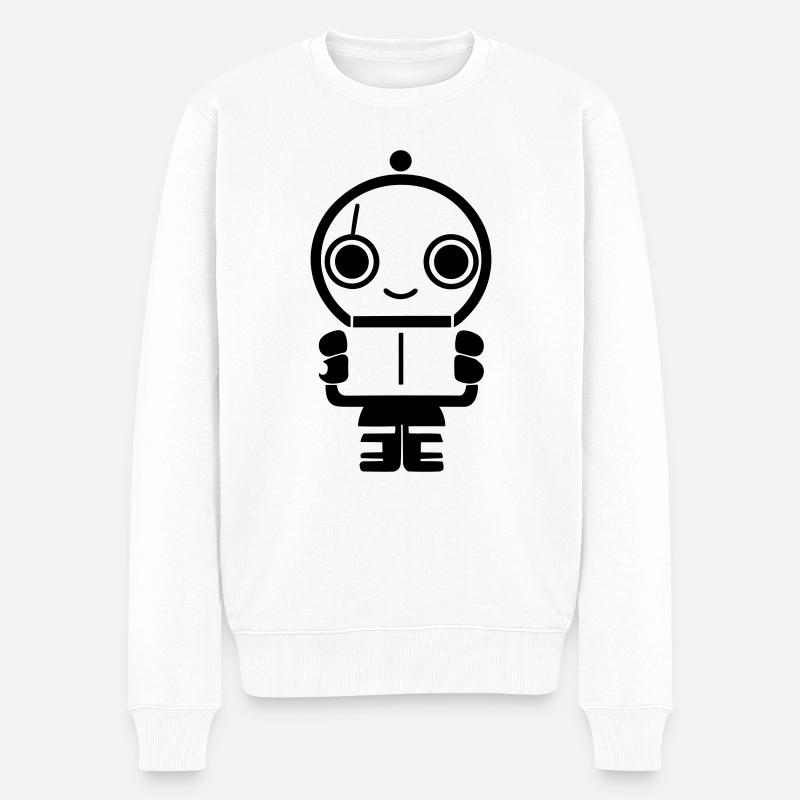 Petit robot - Pull Premium bio Homme - blanc