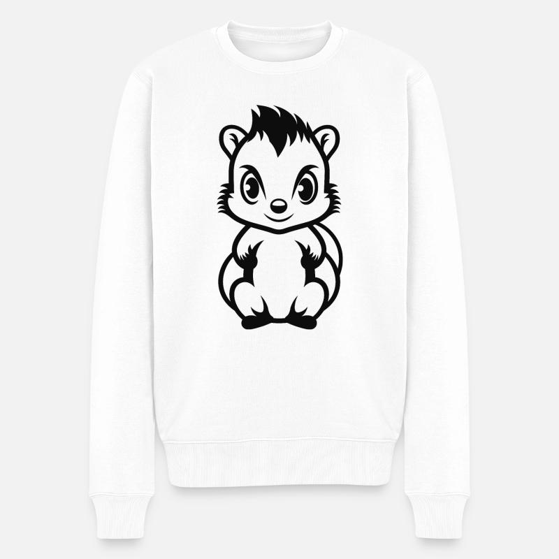 Mouffette - Pull Premium bio Homme - blanc