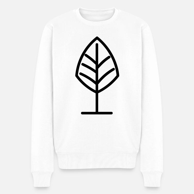 arbre - Pull Premium bio Homme - blanc