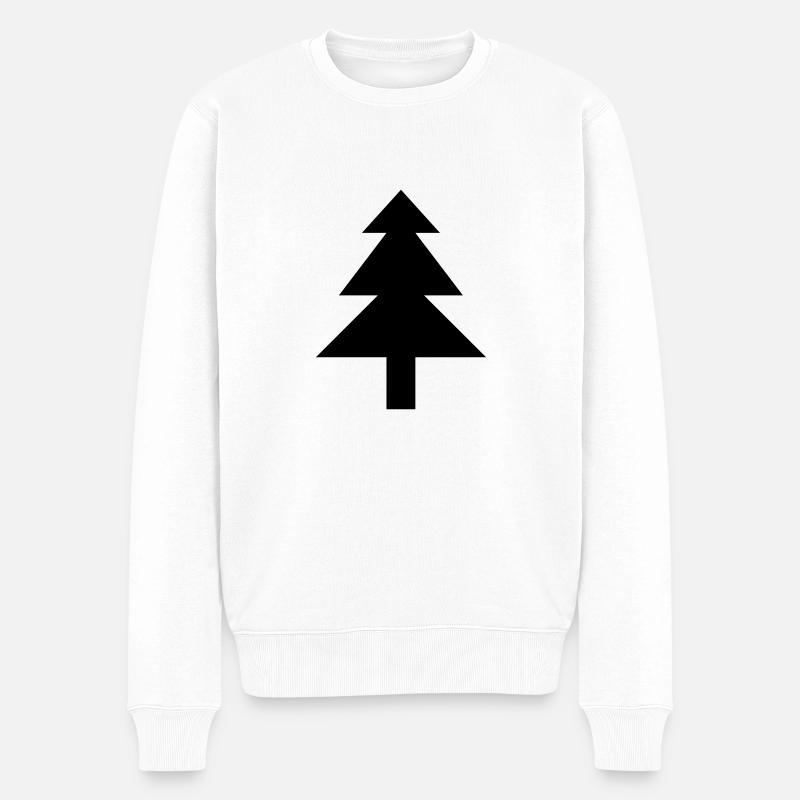 L'arbre - Pull Premium bio Homme - blanc