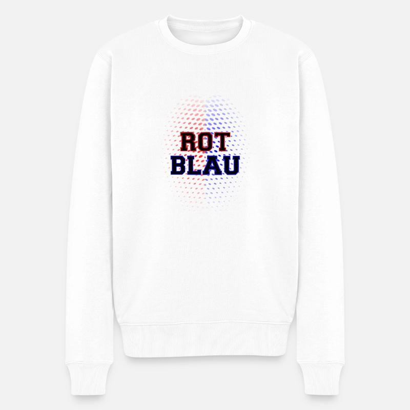 RotBlau - Pull Premium bio Homme - blanc