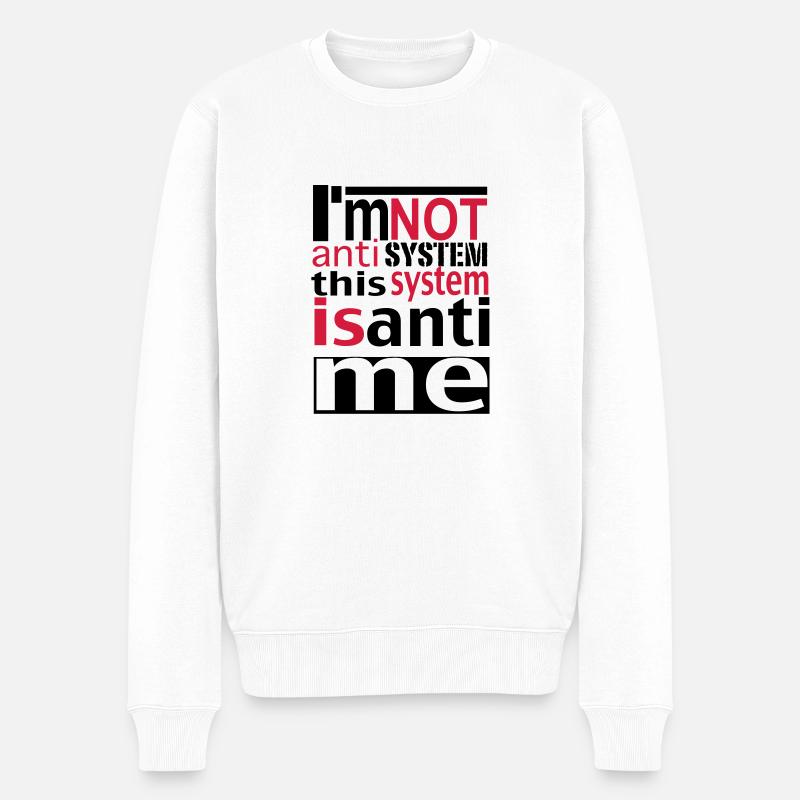 systeme - Pull Premium bio Homme - blanc