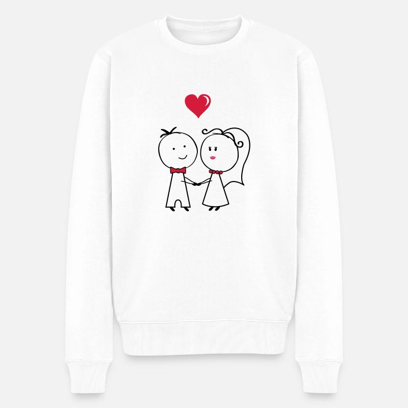 ehepaar_2 - Pull Premium bio Homme - blanc