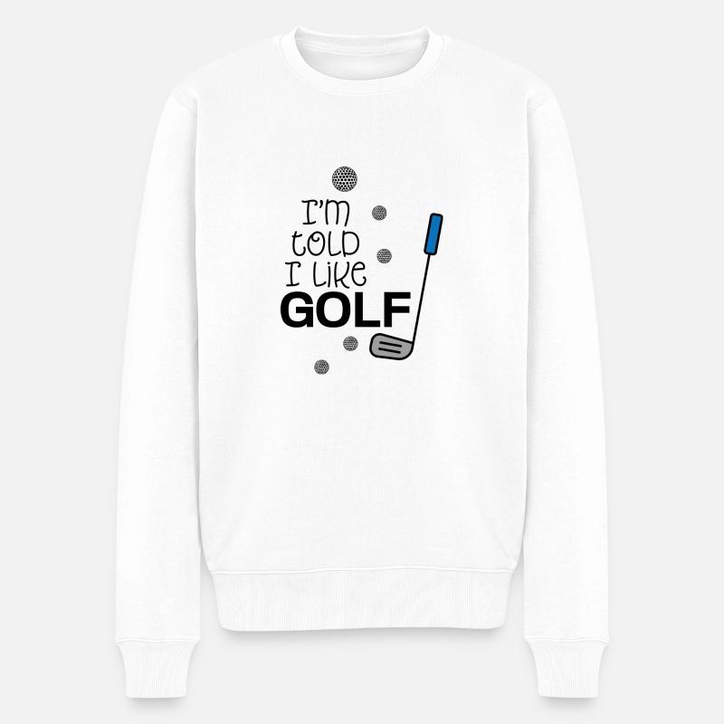 Golf pour enfants - Pull Premium bio Homme - blanc