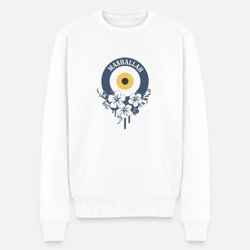 Nazar - Pull Premium bio Homme - blanc