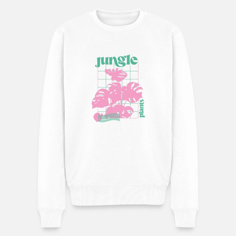 Jungle - Pull Premium bio Homme - blanc