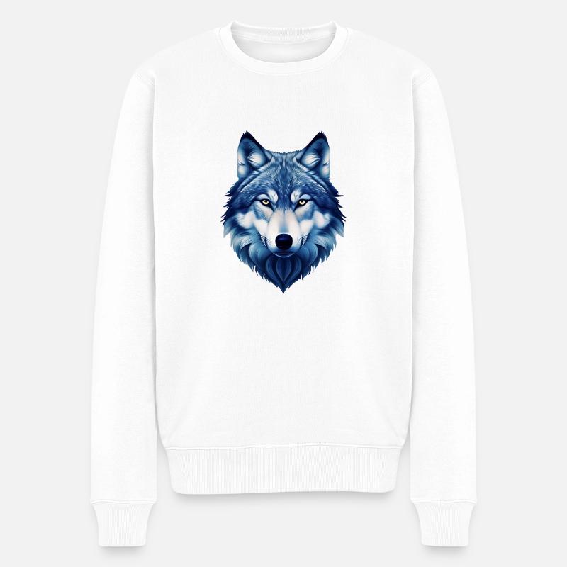 Loup - Pull Premium bio Homme - blanc