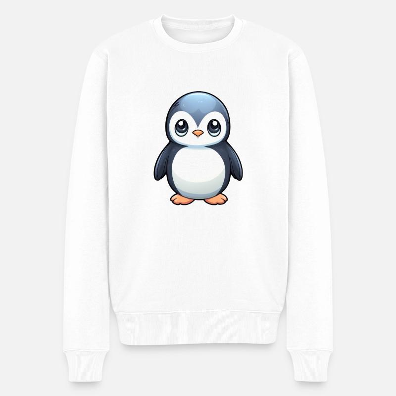 Bébé pingouin - Pull Premium bio Homme - blanc