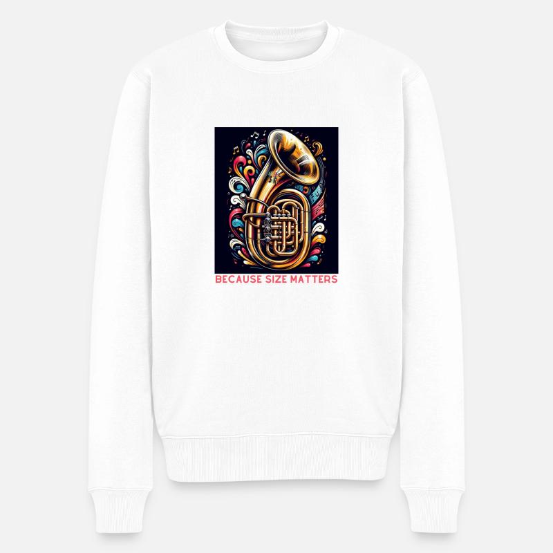 Tuba 2024 - Männer Premium Bio Pullover - Weiß