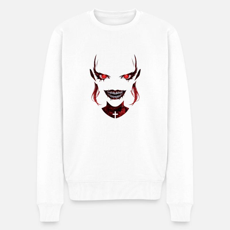 La Nonne Alien - Pull Premium bio Homme - blanc