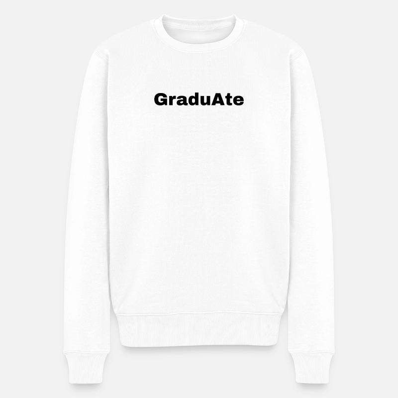 GraduAte - Déclaration - Pull Premium bio Homme - blanc