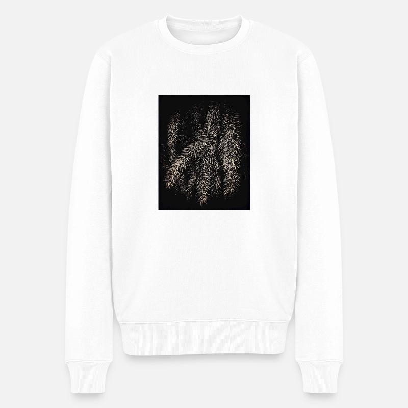 Pines Black - Pull Premium bio Homme - blanc