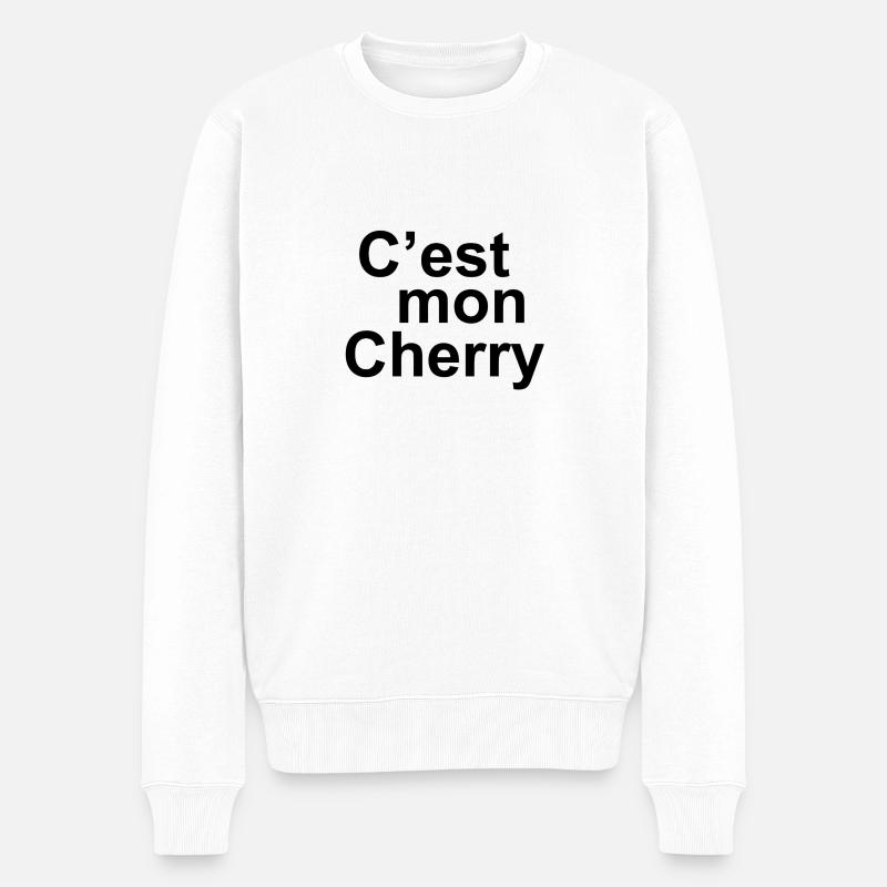 C'est mon cherry - Pull Premium bio Homme - blanc