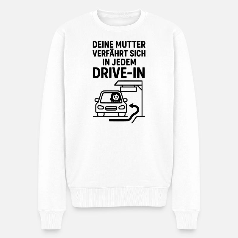 Votre Mudda Drive In - Pull Premium bio Homme - blanc