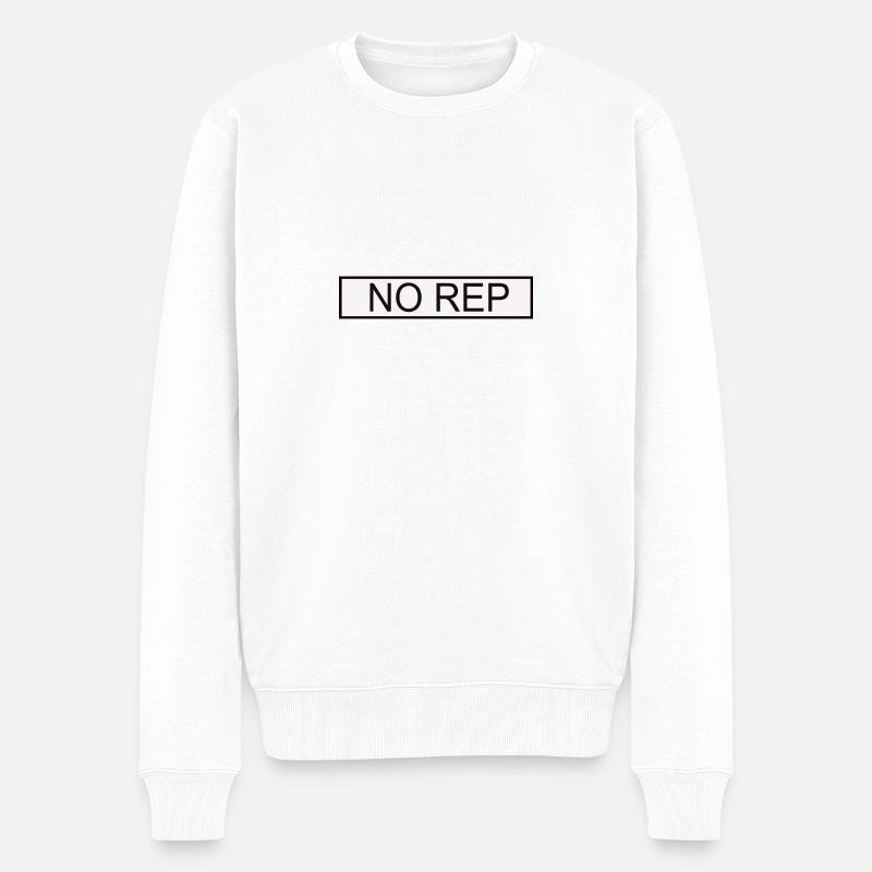 Pas de représentant - Pull Premium bio Homme - blanc