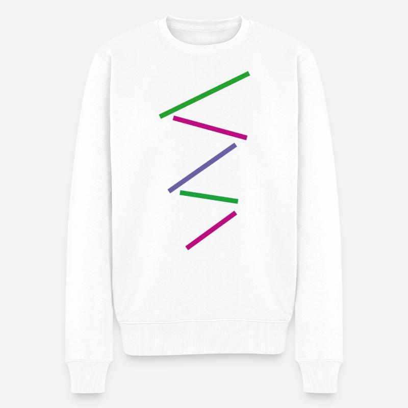 Modèle minimal - Pull Premium bio Homme - blanc