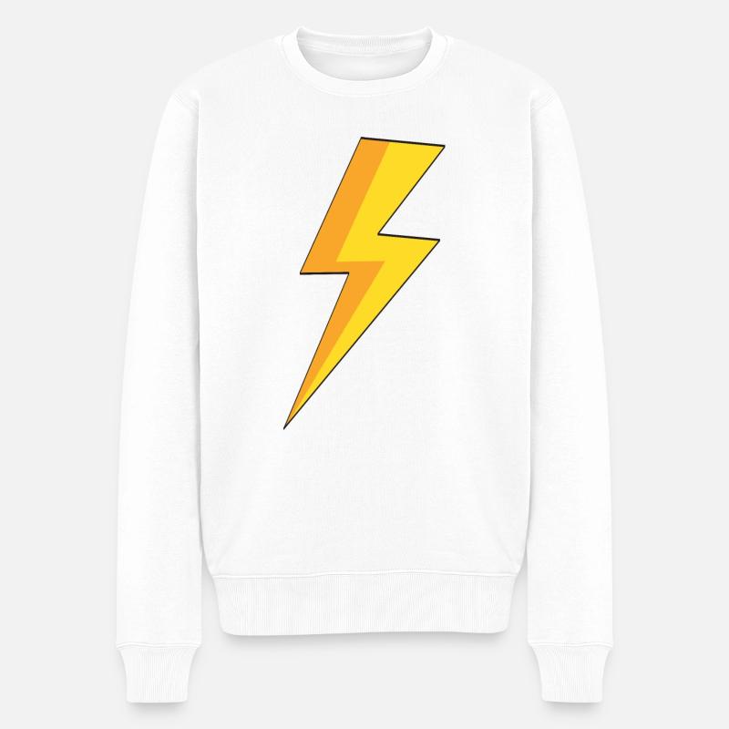 Flash - Edition limité - Pull Premium bio Homme - blanc