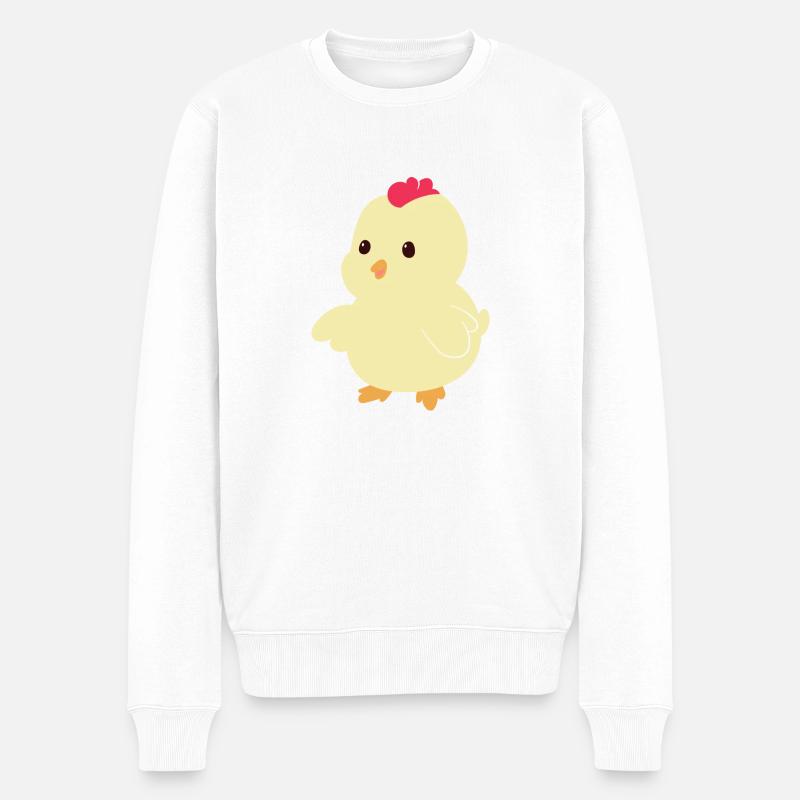 Poussin doux - Pull Premium bio Homme - blanc