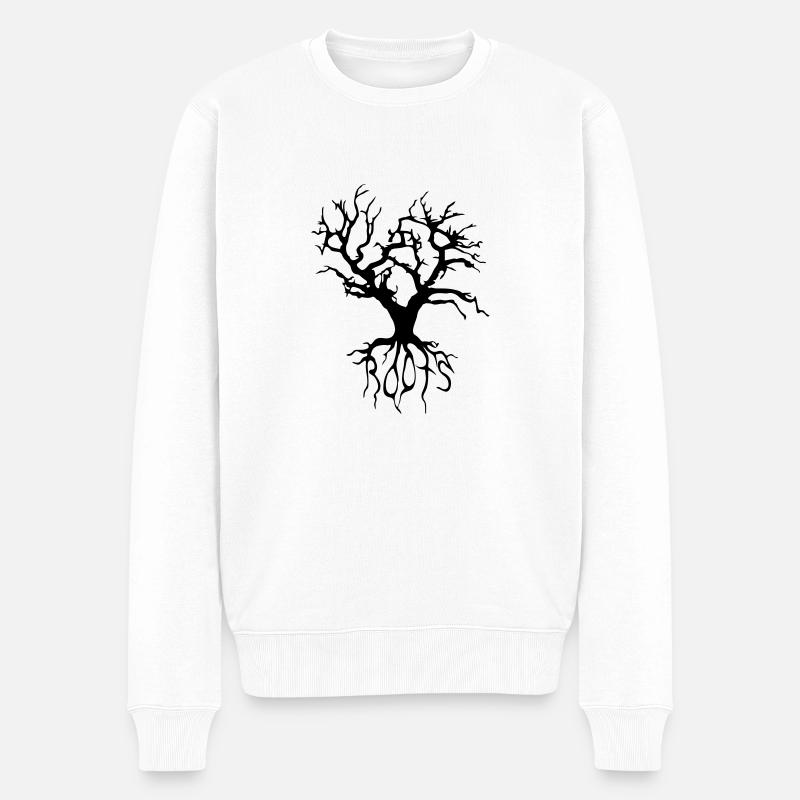 tree_vec_1 fr - Pull Premium bio Homme - blanc