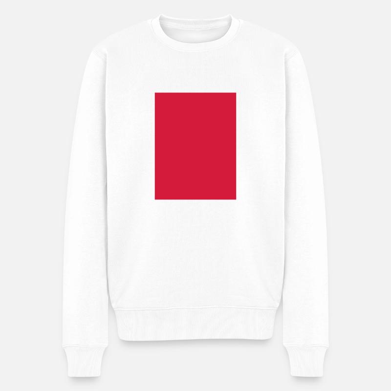 rote karte - Männer Premium Bio Pullover - Weiß