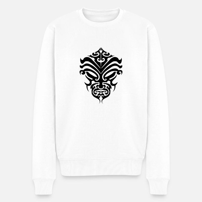 maori - Pull Premium bio Homme - blanc