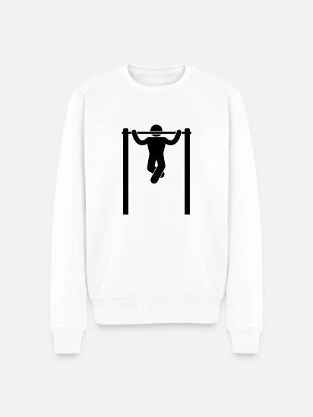 pullup - Männer Premium Bio Pullover - Weiß