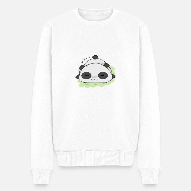 panda - Pull Premium bio Homme - blanc