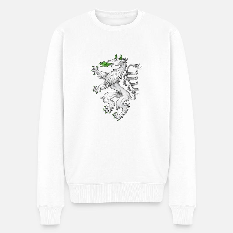 Styrie - Pull Premium bio Homme - blanc