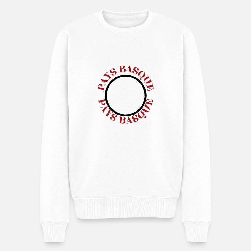 BASKENLAND 2 - Männer Premium Bio Pullover - Weiß