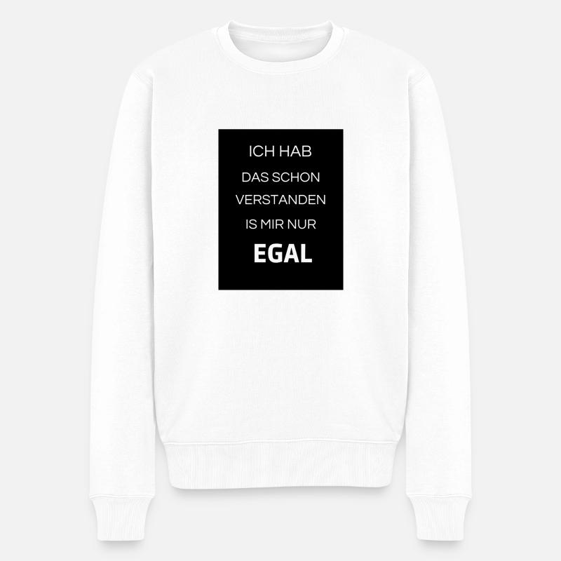 ER WARS 3 - Männer Premium Bio Pullover - Weiß