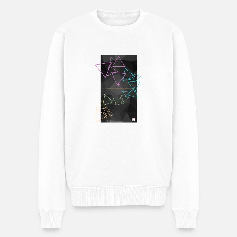 Triangle - Pull Premium bio Homme - blanc