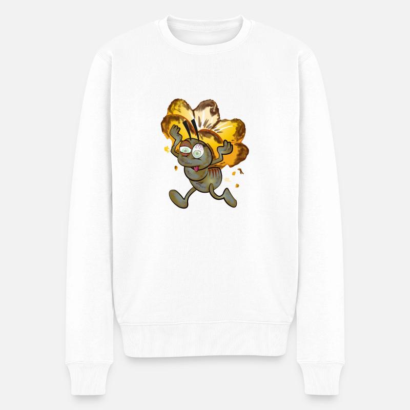 Fourmi ouvrière zombie - Pull Premium bio Homme - blanc