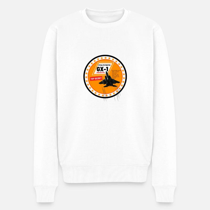 GX 1, chasseur furtif - Pull Premium bio Homme - blanc