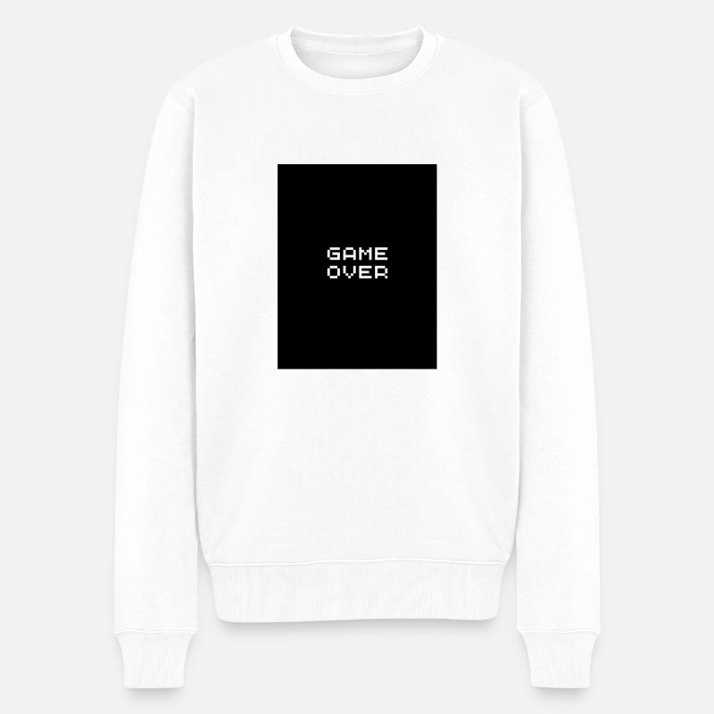 FIN DU JEU - Pull Premium bio Homme - blanc