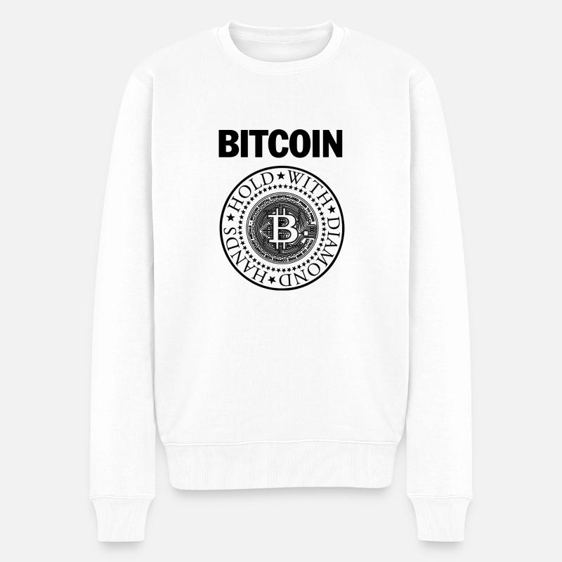 Bitcoin Blitzkrieg shirt - Pull Premium bio Homme - blanc