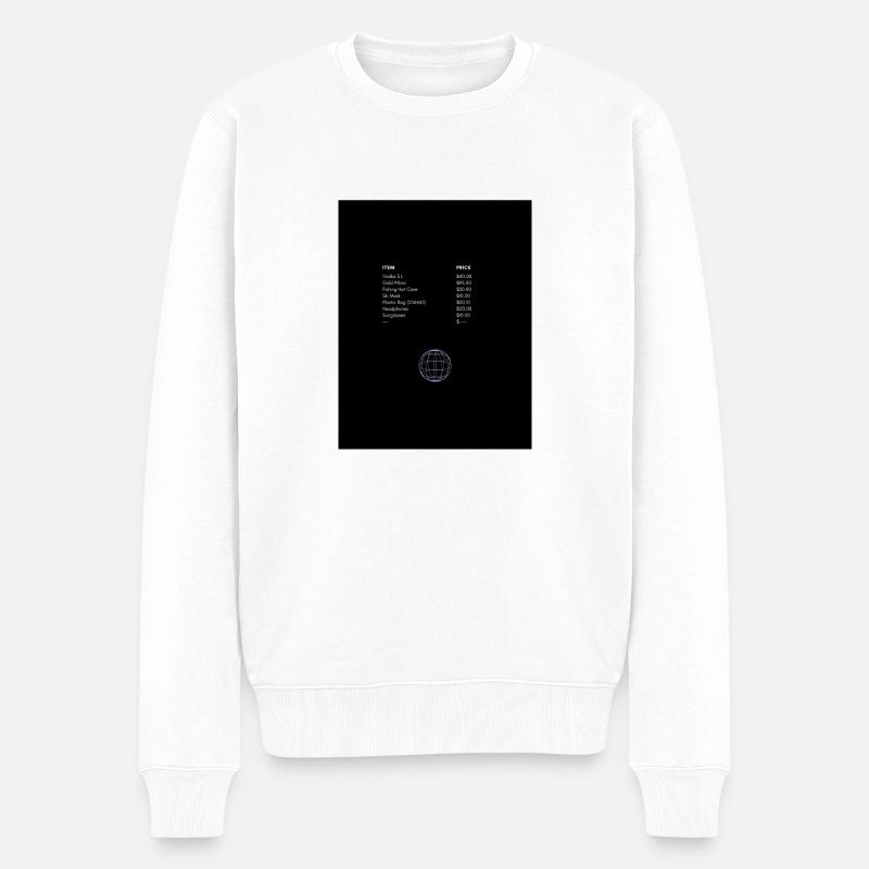 Liste d’éléments - Pull Premium bio Homme - blanc