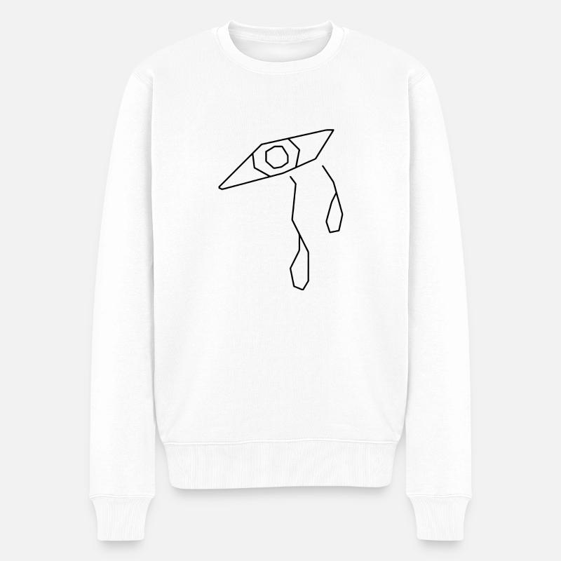 Empathie cubiste ou tolérance. - Pull Premium bio Homme - blanc