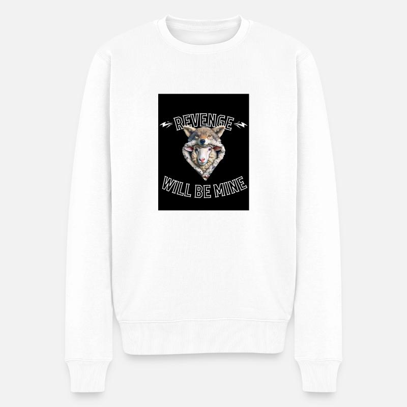 La vengeance sera à moi - Pull Premium bio Homme - blanc