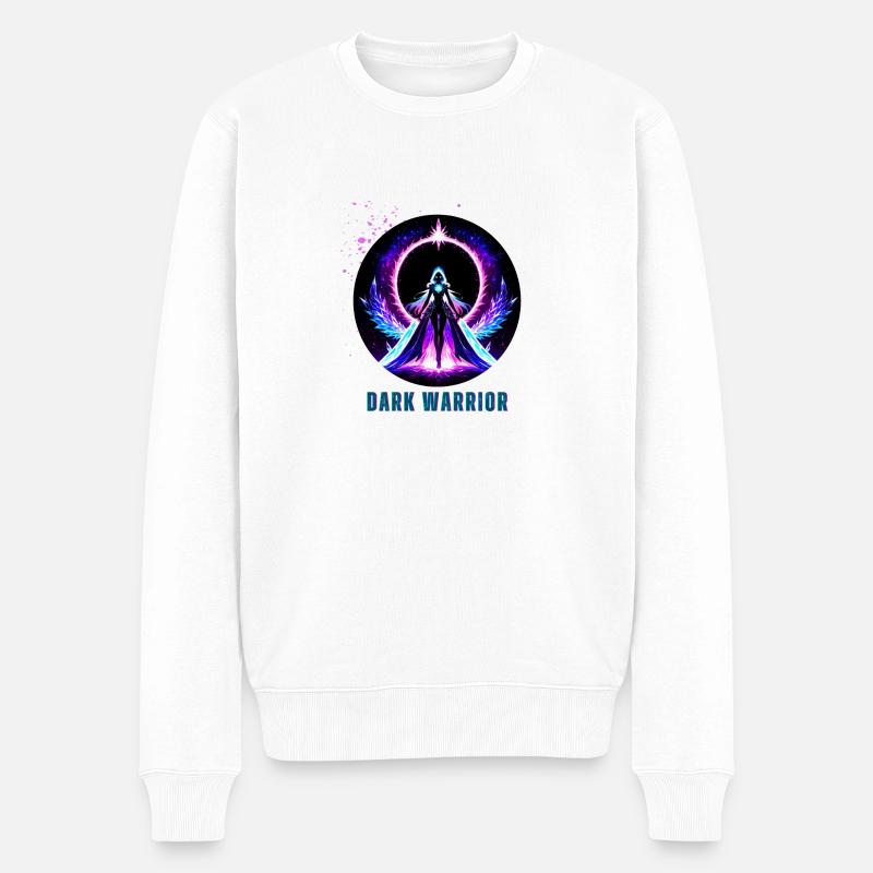 Guerrier des ténèbres - Pull Premium bio Homme - blanc