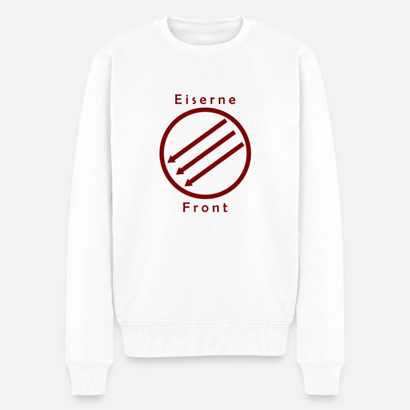 Eiserne Fron - Drei Pfeile - Männer Premium Bio Pullover - Weiß