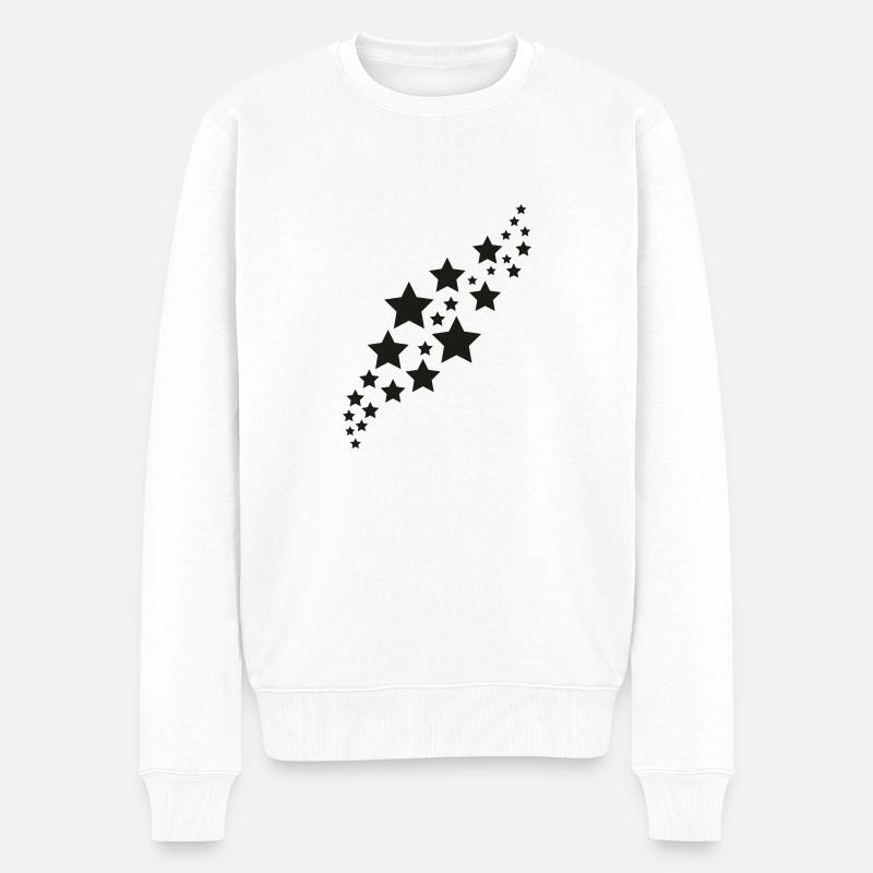 Star, les étoiles - Pull Premium bio Homme - blanc