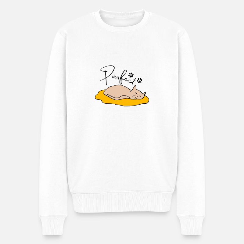 Parfait - Pull Premium bio Homme - blanc