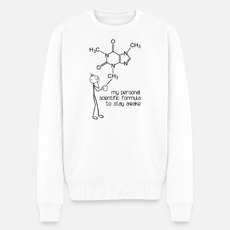 LA SCIENCE POUR RESTER ÉVEILLÉ - Pull Premium bio Homme - blanc