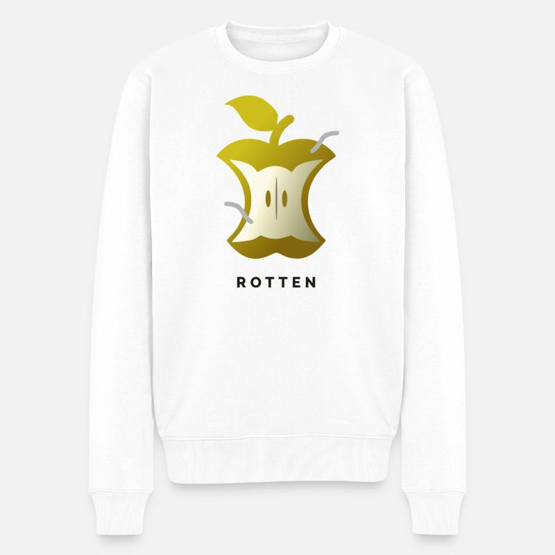 Rotten - Männer Premium Bio Pullover - Weiß