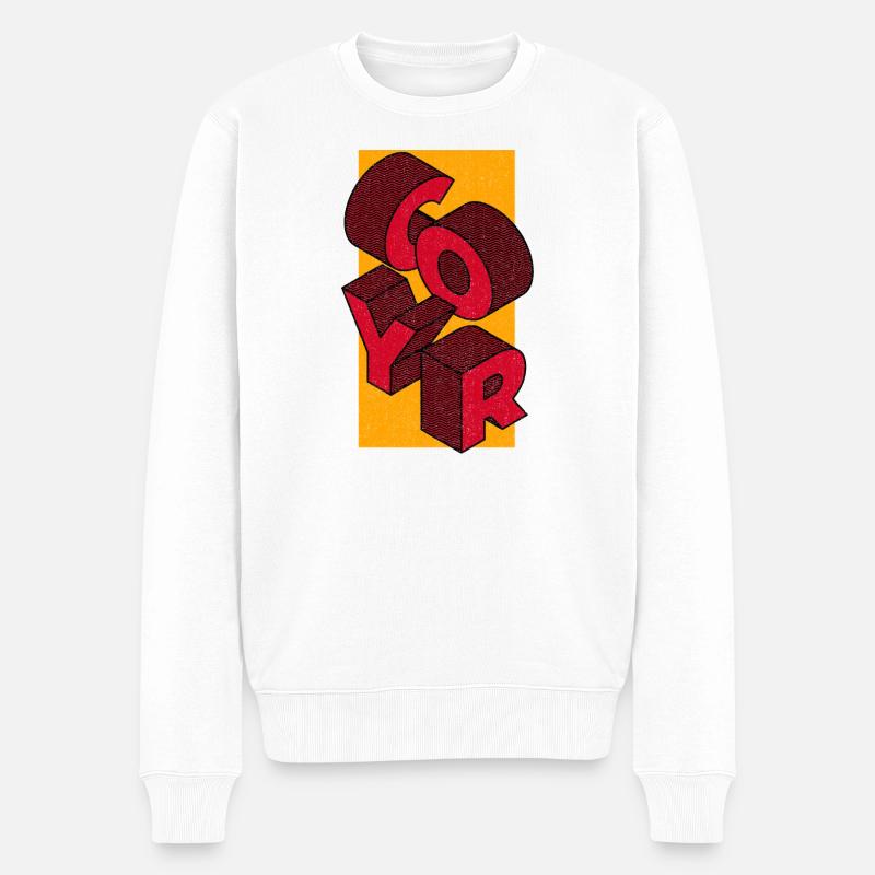 COYR (Come On You Reds) - Männer Premium Bio Pullover - Weiß