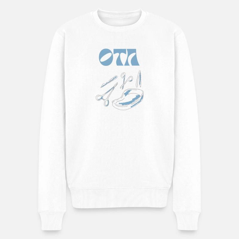 OTA Motiv für Operationstechnische Assistenz - Männer Premium Bio Pullover - Weiß