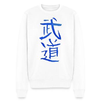 Budo (arts martiaux japonais) - Pull Premium bio Homme - blanc - Devant - Thijin (182cm)