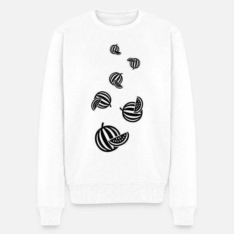 Fruit du melon - Pull Premium bio Homme - blanc